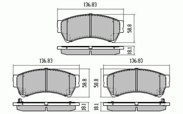 RDA Front HD Disc Brake Pads for Mazda 6 GH 1.8 2.0 2.5 2.2TD 8/2007-ON