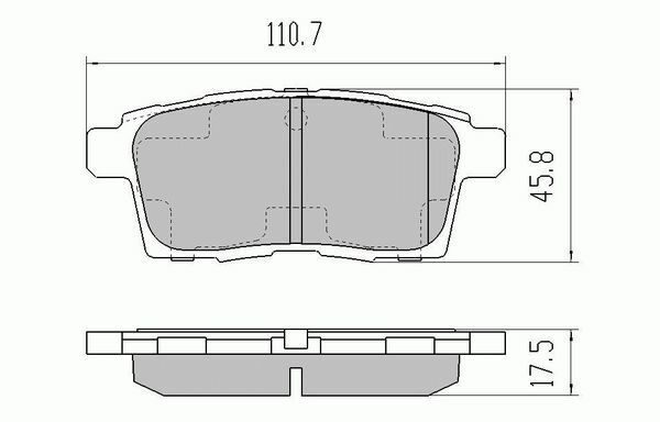 RDA Rear HD Disc Brake Pads for Mazda CX-7 ER 2.5L 2.3 Turbo 2009-2013