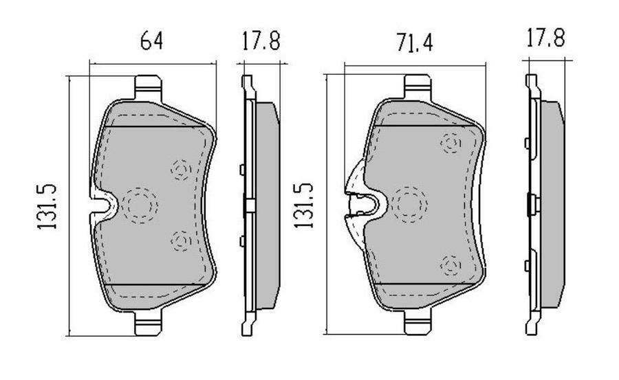 RDA Front Extreme Disc Brake Pads for Mini Cooper S, WORKS 1/2007-ON