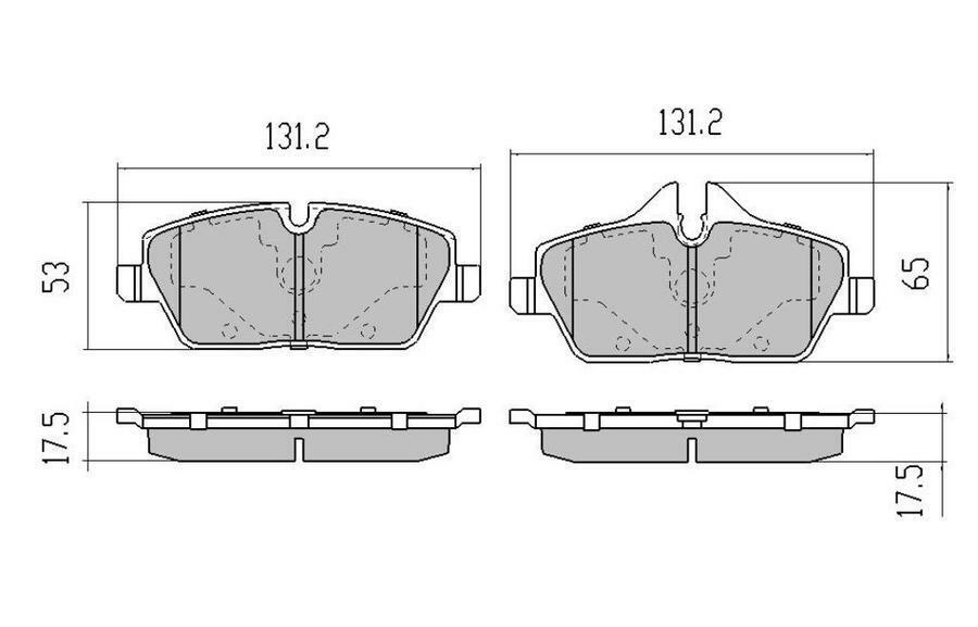 RDA Front Extreme Disc Brake Pads for Mini Cooper 1.6 TD 1/2007-ON