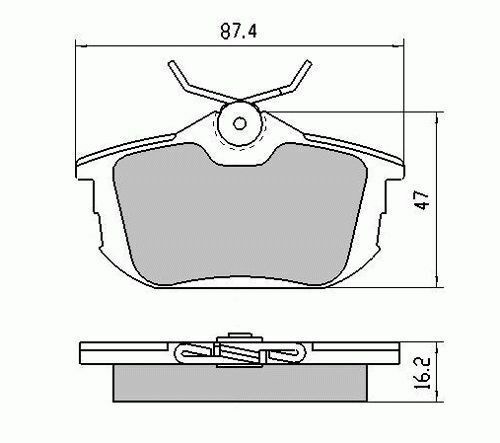 RDA Rear Disc Brake Pads for Mitsubishi Colt RG 1.5L & RALLIART 2004-ON
