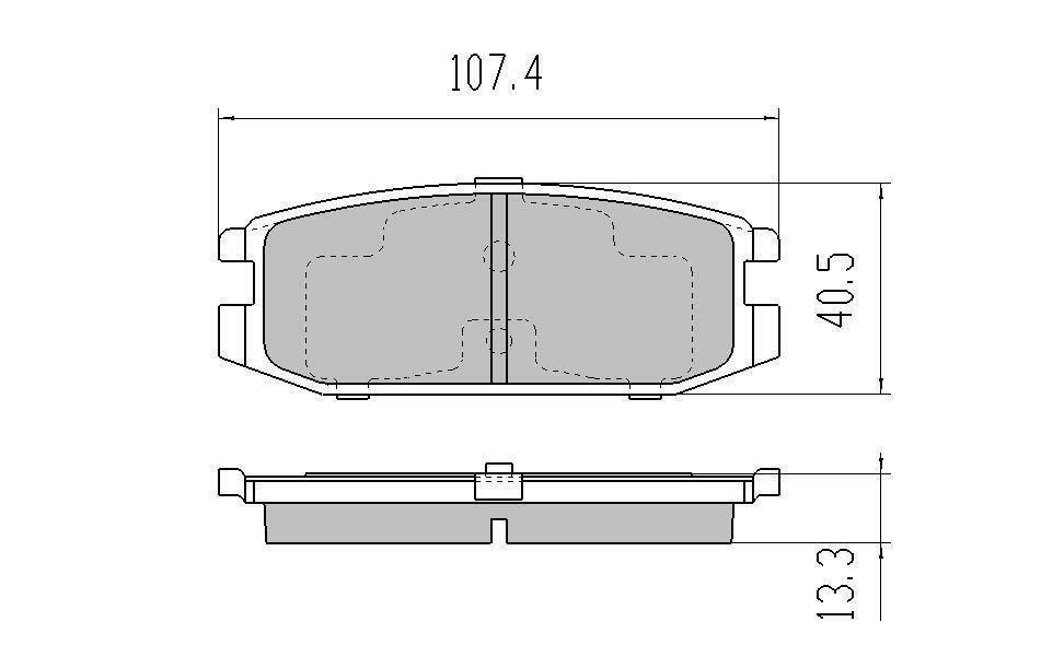 RDA Rear Extreme Disc Brake Pads for Mitsubishi Pajero NL (IMPORT)