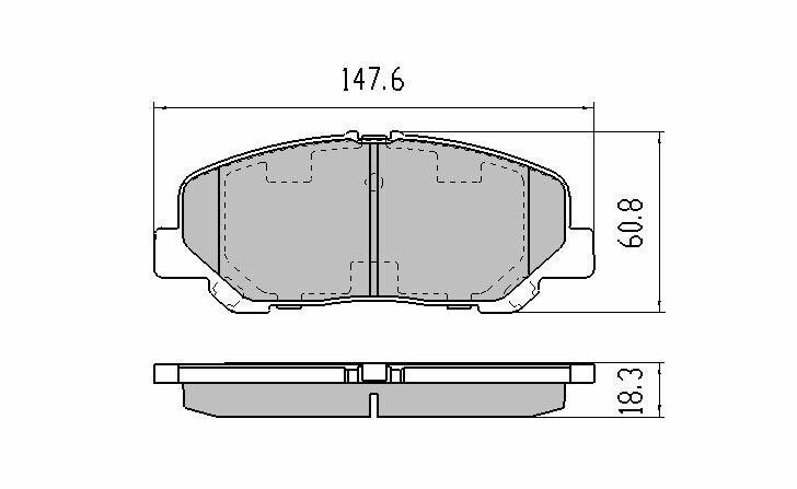 Front RDA HD Disc Brake Pads for Toyota Tarago ACR50 GSR50 3/2006-ON