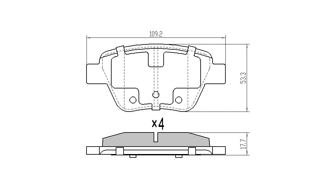 RDA Rear Extreme Disc Brake Pads Volkswagen Golf VI 2.0 Turbo 2009-ON Type1