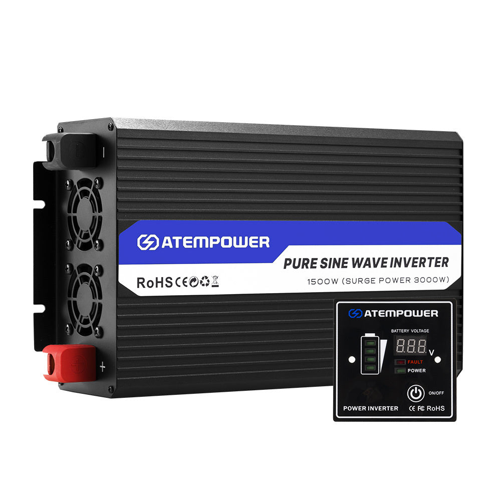 Atem Power Pure Sine Wave Power Inverter 1500W/3000W 12V to 240V Camping Car Boat