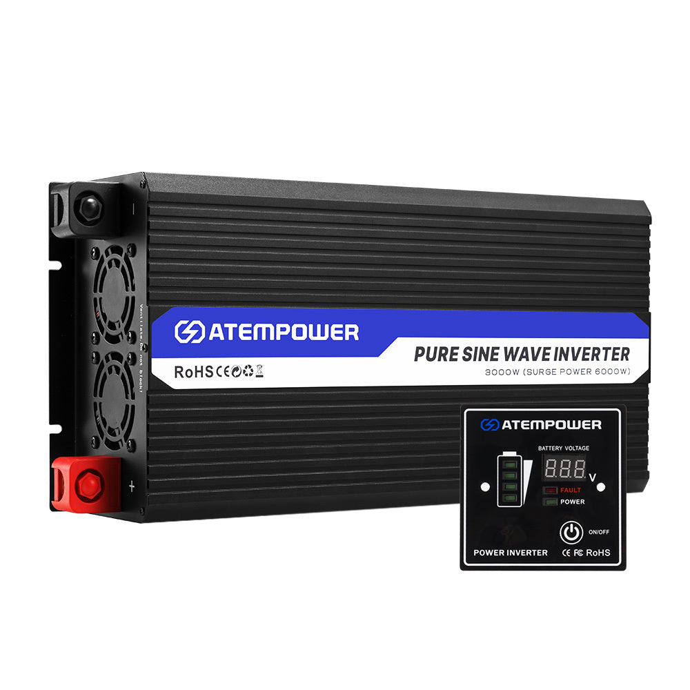Atem Power Pure Sine Wave Power Inverter 12V to 240V 3000W/6000W Camping Car Boat