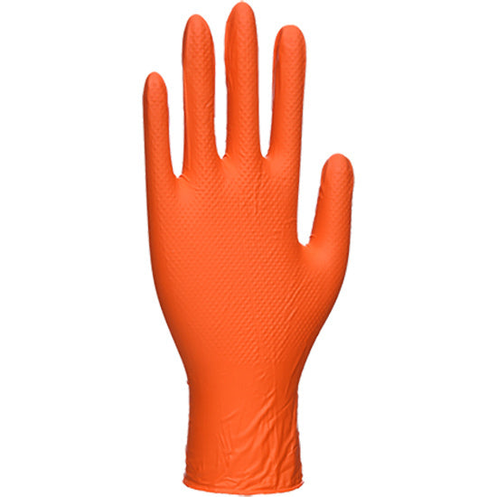 Portwest Orange HD Disposable Gloves