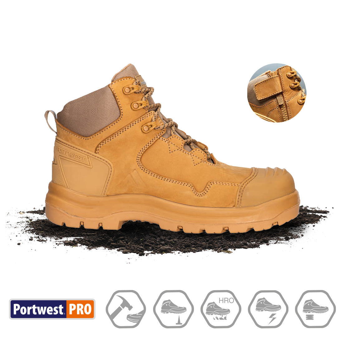Portwest Safety Work Boot FD04 Wheat