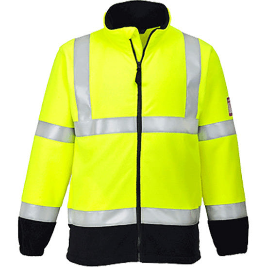 Portwest Flame Resistant Anti Static Hi-Vis Fleece