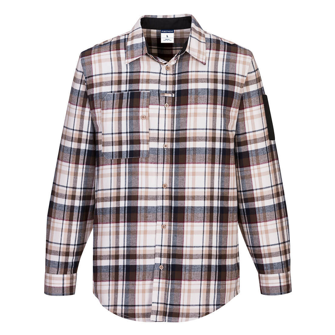 Portwest KX3 Check Flannel Shirt