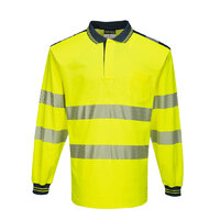 Portwest PW3 Hi-Vis Polo Shirt L/S