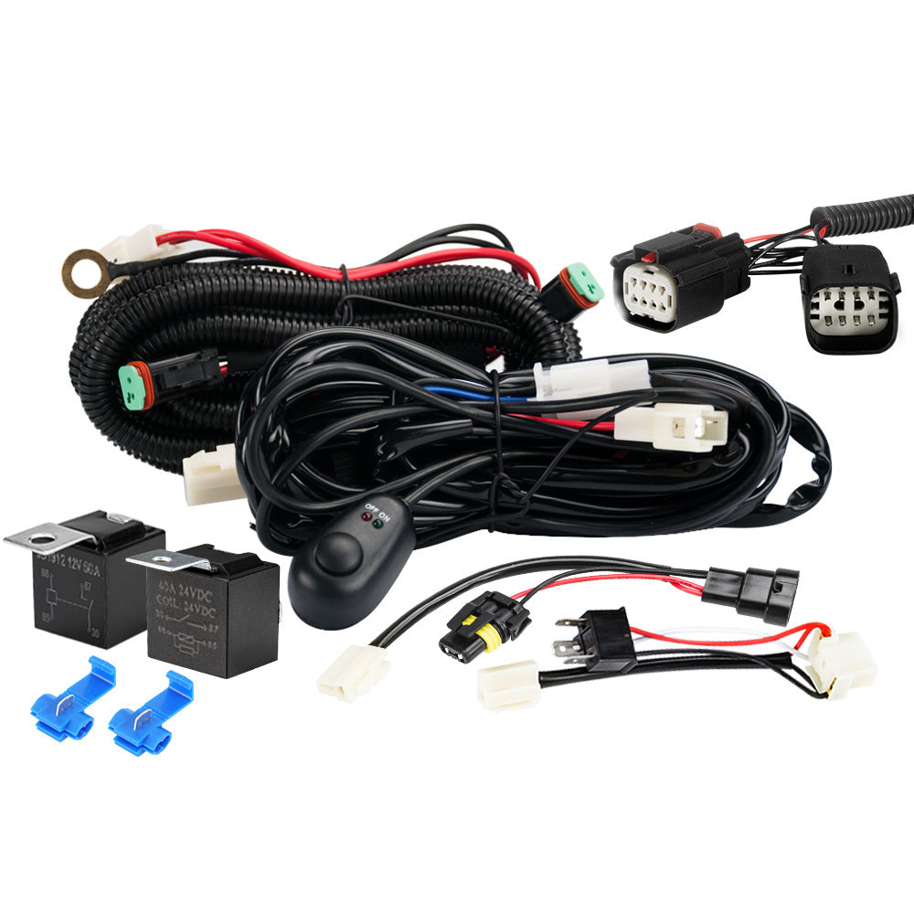 LIGHTFOX Wiring Harness Kit for Ford Ranger Raptor Everest Plug and Play