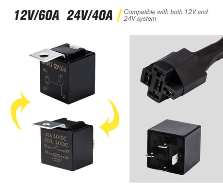 LIGHTFOX Wiring Harness Kit for Ford Ranger Raptor Everest Plug and Play