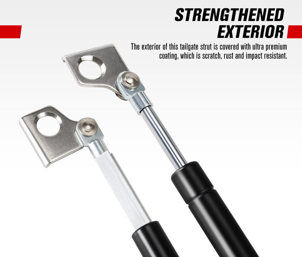 FIERYRED Easy Up & Slow Down Tailgate Strut Kit for Ford Ranger Raptor 2012-ON