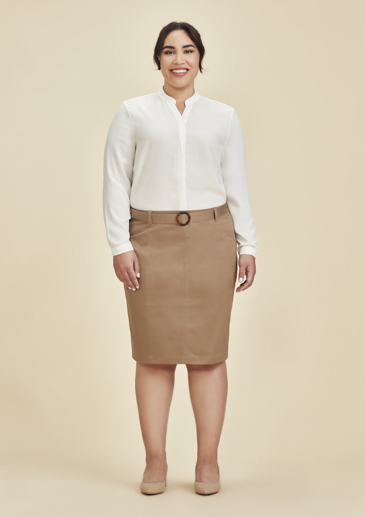 Biz Corporates Traveller Womens Chino Skirt
