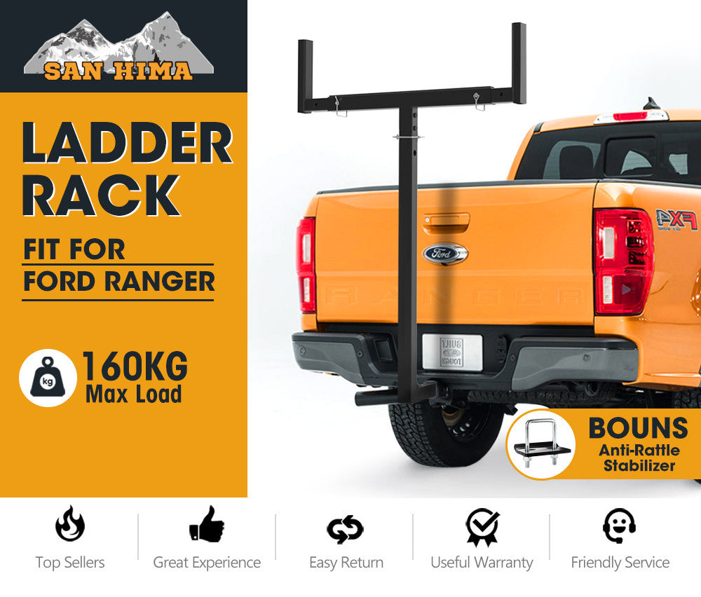 SAN HIMA Tow Bar Ladder Rack for Ford Ranger XLT wildtrak