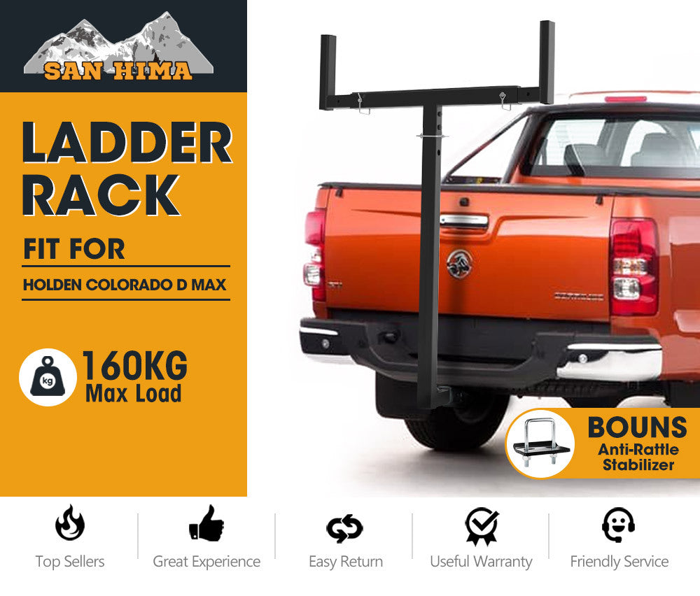SAN HIMA Tow Bar Ladder Rack for Holden Colorado D Max Holden Rodeo
