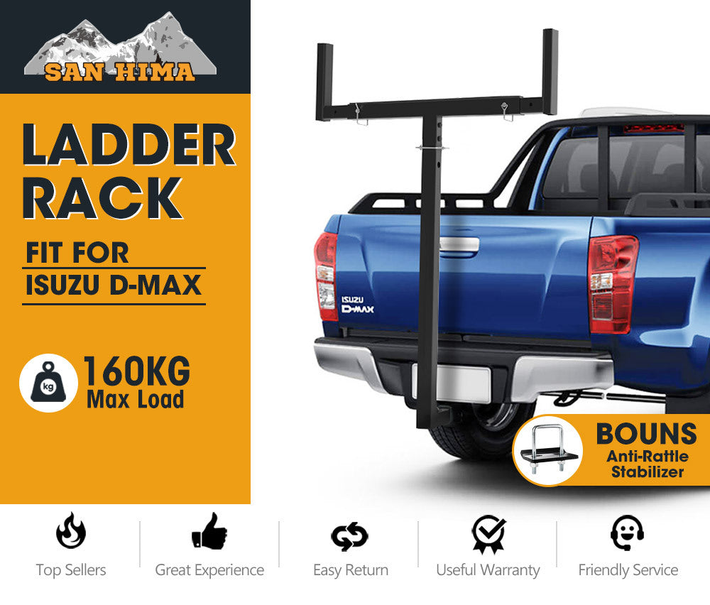 SAN HIMA Tow Bar Ladder Rack for Holden Colorado D Max Holden Rodeo