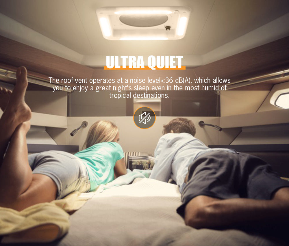 SAN HIMA Caravan RV Roof Vent Hatch Trailer Camper Motorhome 280x280mm