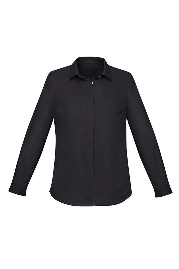 Biz Corporates Charlie Womens Long Sleeve Shirt Size