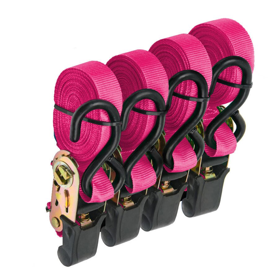 Linq 25mm x 5m Pink Ratchet S Hook (4 Pack) RTDS255-4