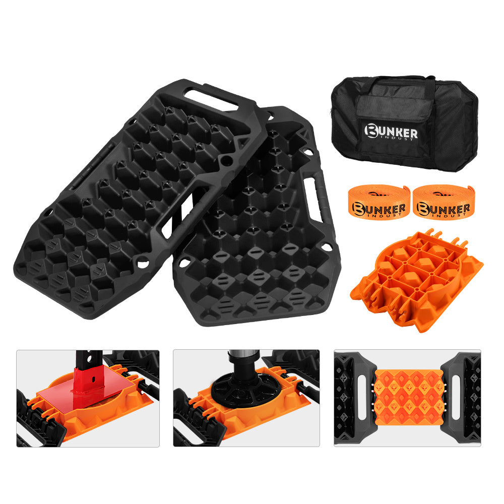 BUNKER INDUST Recovery Tracks Sand Track Black 15T 4WD Car Accessories 4x4