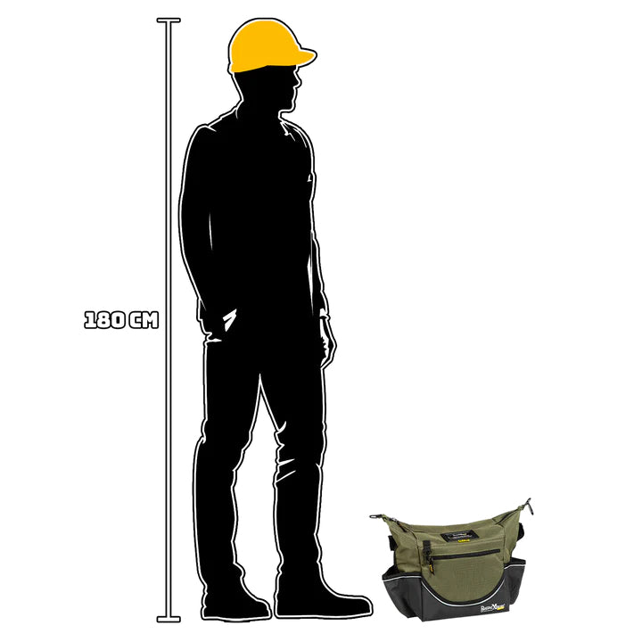 Rugged Xtremes Insulated Green Canvas Crib Bag