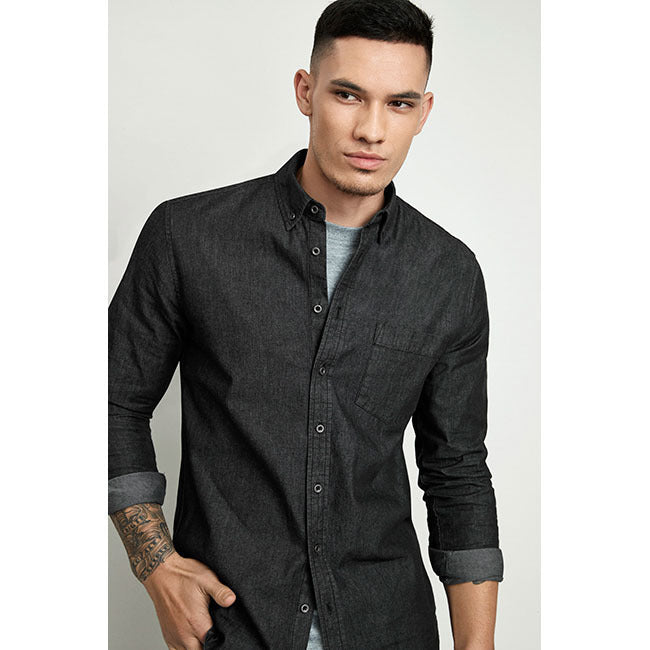 Biz Collection Indie Mens Long Sleeve Shirt