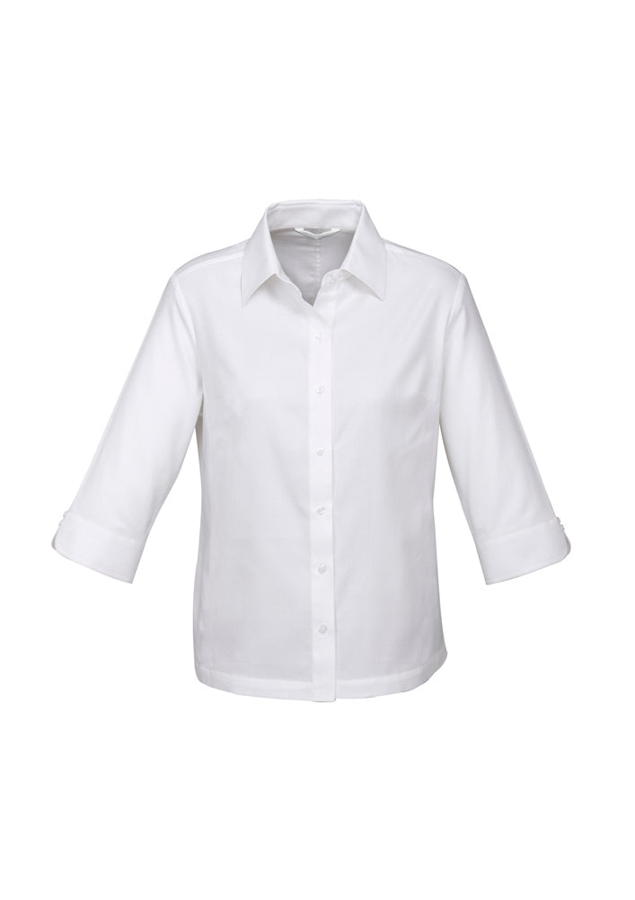 Biz Collection Ladies Luxe 3/4 Sleeve Shirt