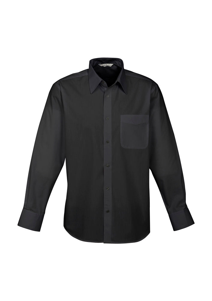 Biz Collection Mens Base Long Sleeve Shirt