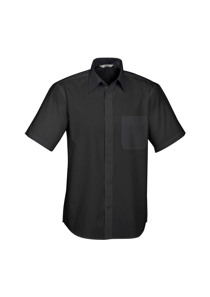 Biz Collection Mens Base Short Sleeve Shirt