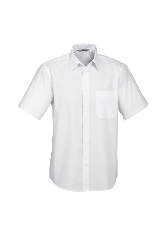 Biz Collection Mens Base Short Sleeve Shirt