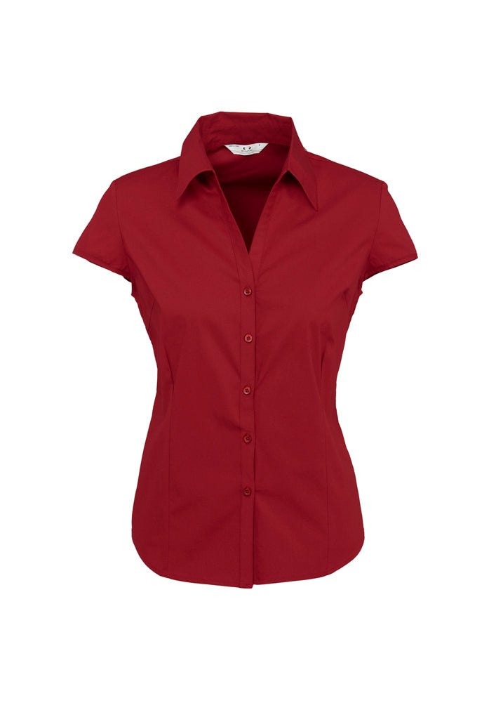 Biz Collection Ladies Metro Cap Sleeve Shirt