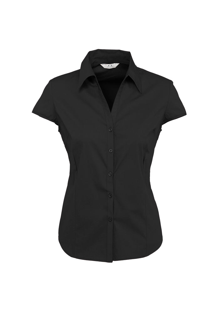 Biz Collection Ladies Metro Cap Sleeve Shirt