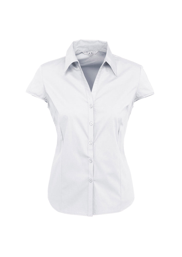 Biz Collection Ladies Metro Cap Sleeve Shirt