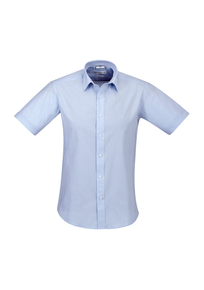 Biz Collection Mens Berlin Short Sleeve Shirt