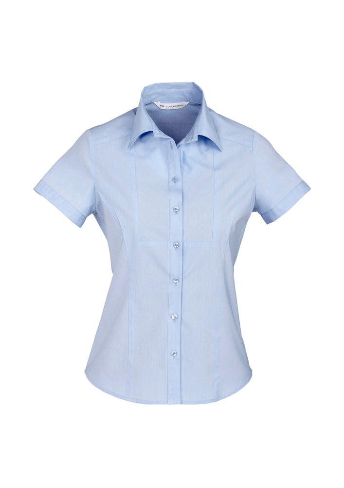 Biz Collection Ladies Chevron Short Sleeve Shirt