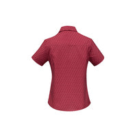 Biz Collection Ladies Printed Oasis Short Sleeve Shirt