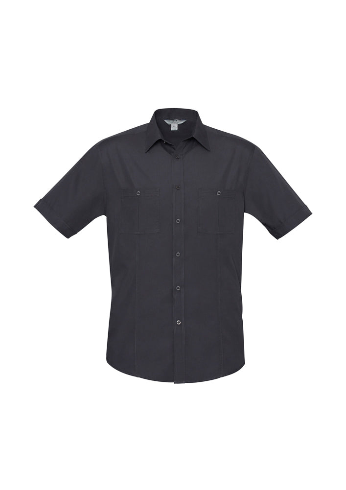 Biz Collection Mens Bondi Short Sleeve Shirt