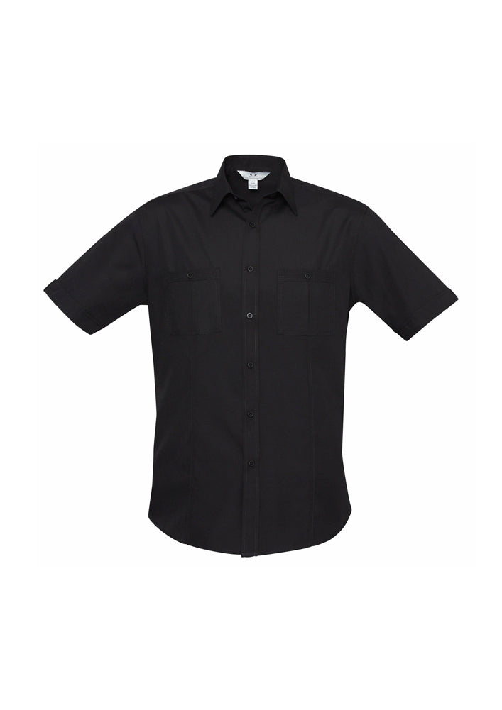 Biz Collection Mens Bondi Short Sleeve Shirt