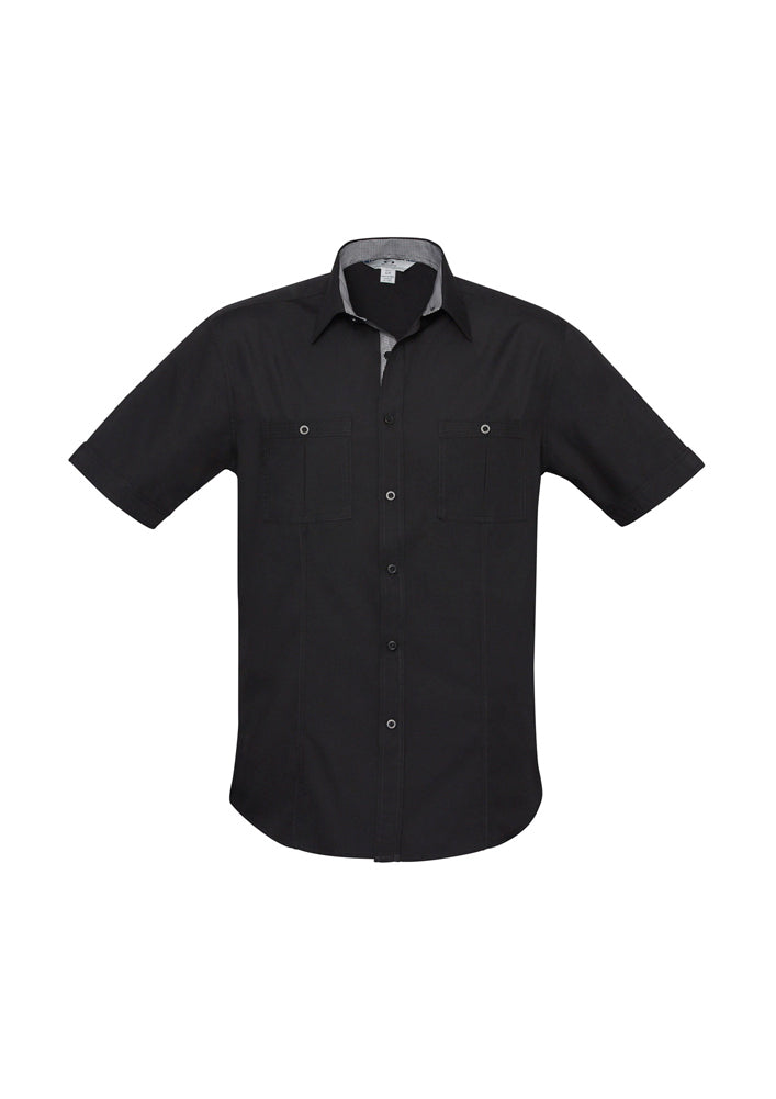 Biz Collection Mens Bondi Short Sleeve Shirt