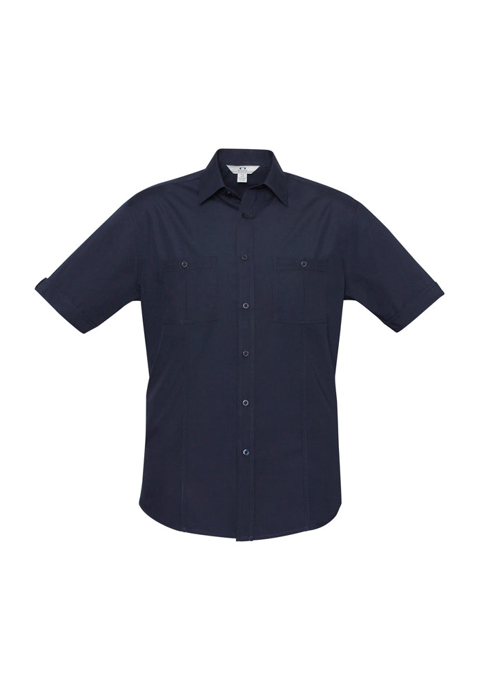 Biz Collection Mens Bondi Short Sleeve Shirt