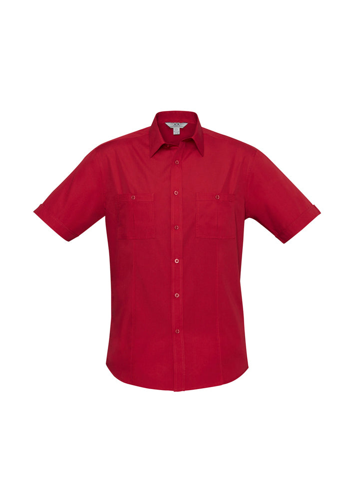 Biz Collection Mens Bondi Short Sleeve Shirt