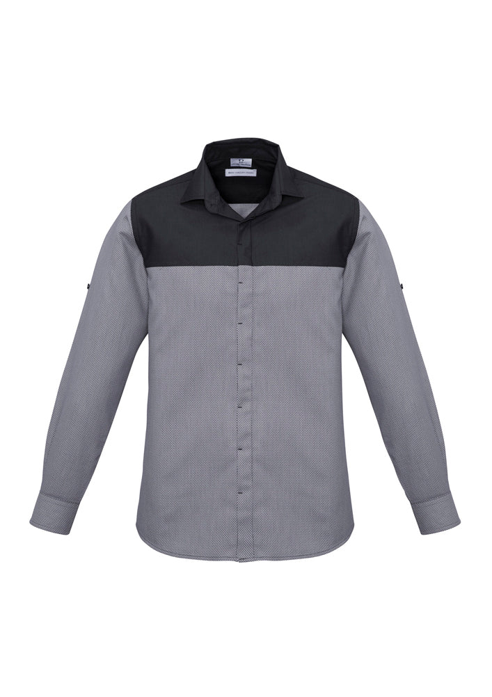 Biz Collection Mens Havana Long Sleeve Shirt