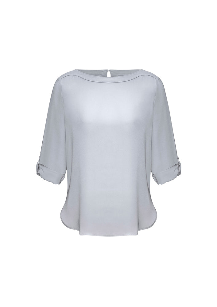 Biz Collection Ladies Madison Boatneck Blouse