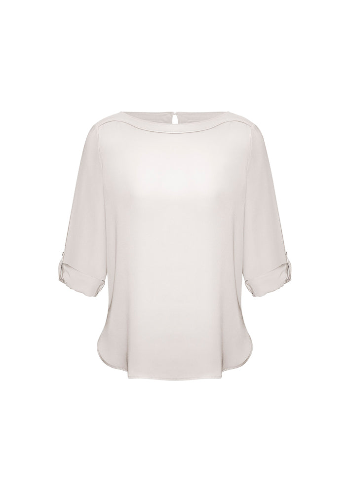 Biz Collection Ladies Madison Boatneck Blouse