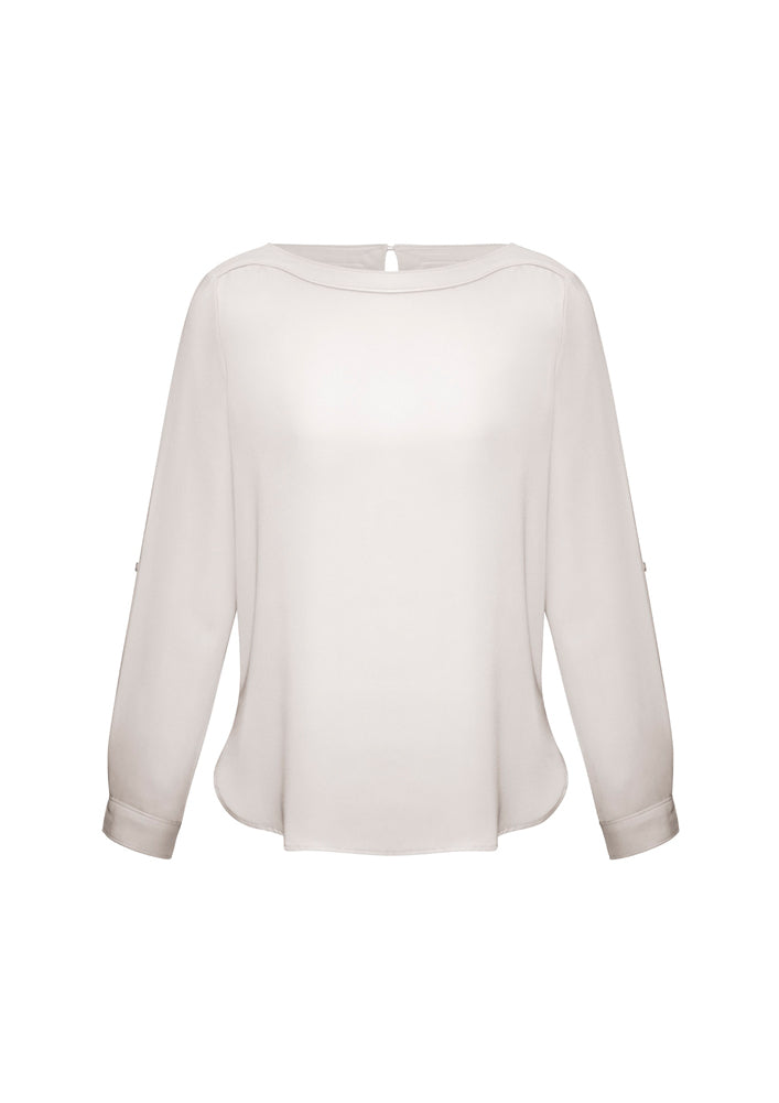 Biz Collection Ladies Madison Boatneck Blouse