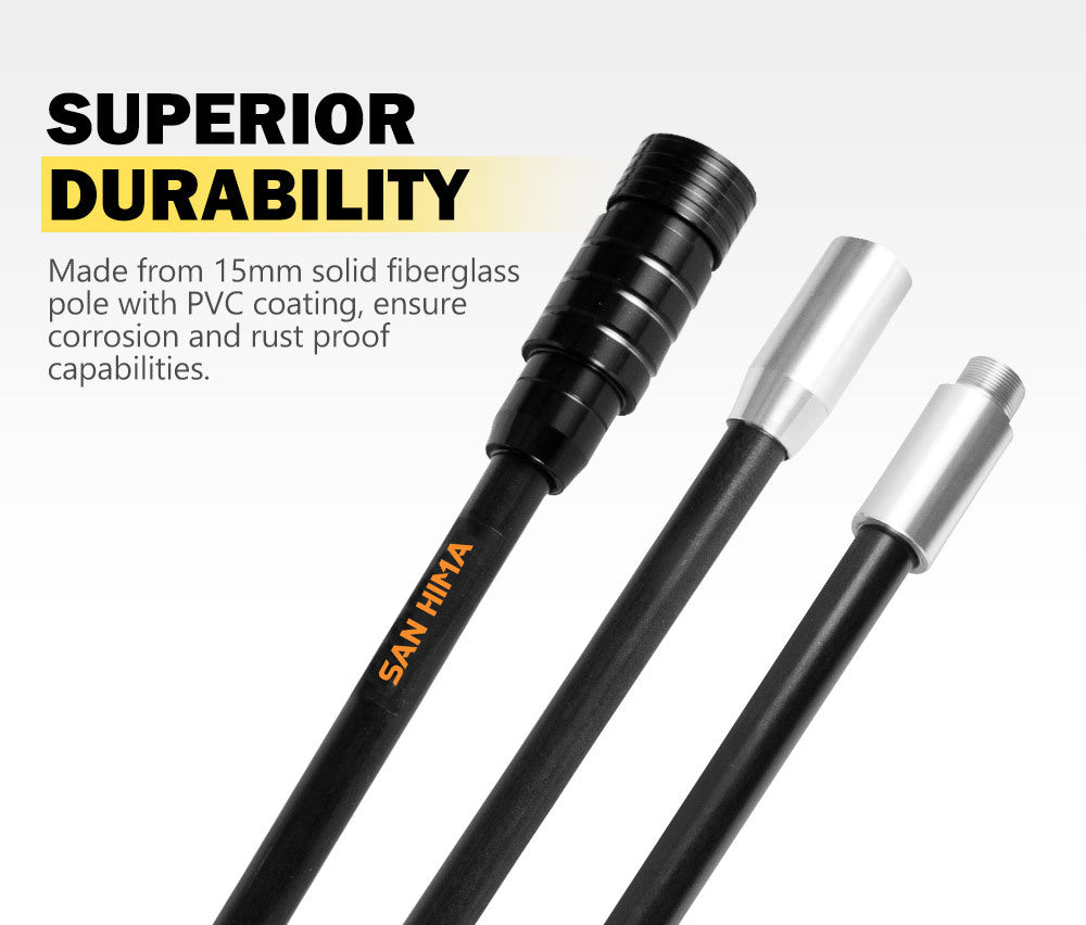 SAN HIMA 3x1M Recovery Sand Flag Safety Flag Simpson Desert Quick Connector Base