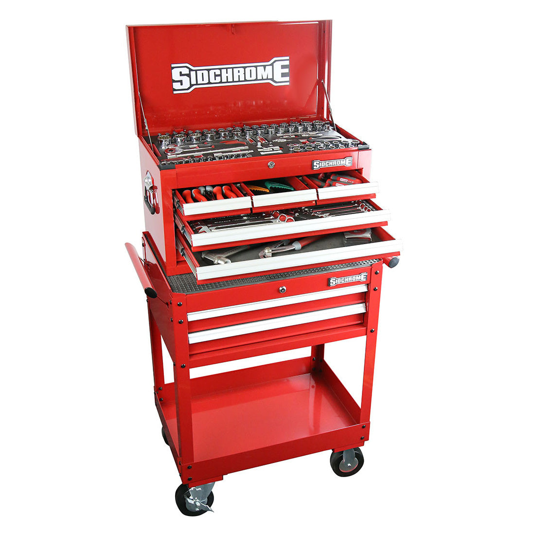 Sidchrome 147 Piece Metric & A/F Tool Kit SCMT11705