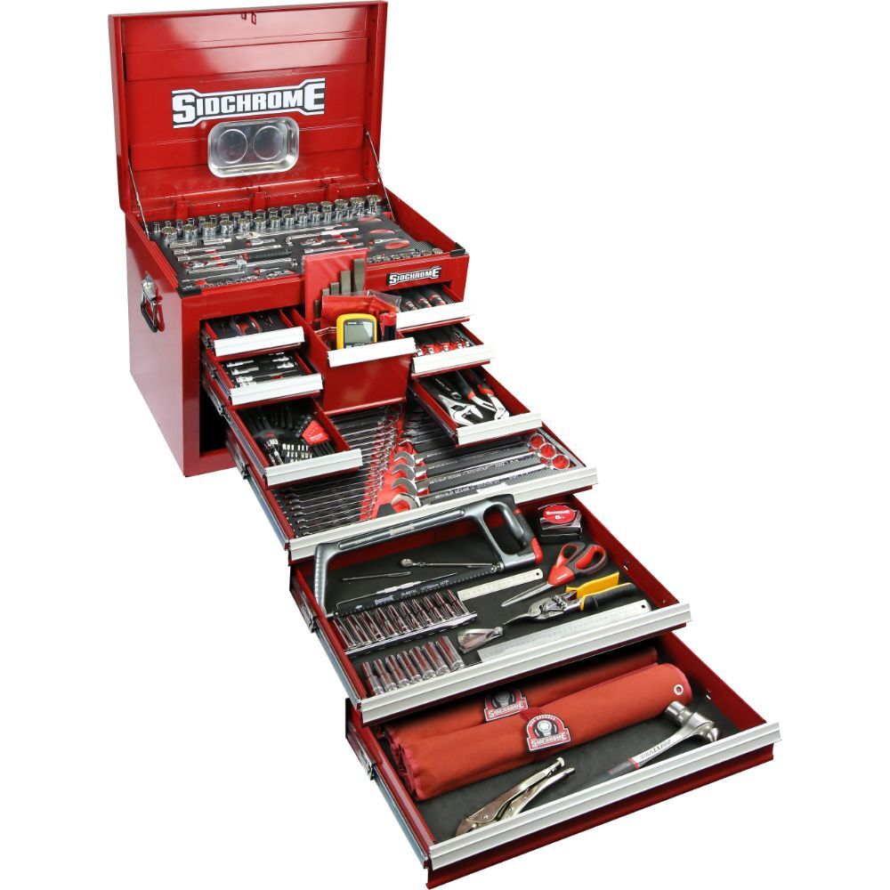 Sidchrome 303 Piece Metric & A/F Tool Kit SCMT11805